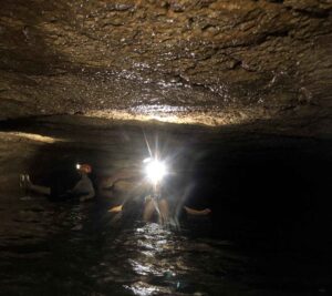 Cave Tubing Adventure: Exploring Beneath the Cave Ceiling
