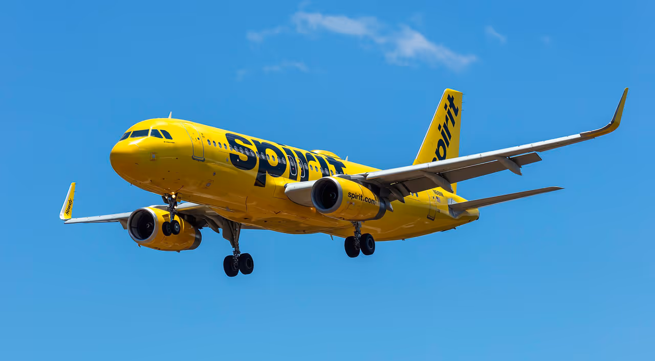 Spirit Airlines Belize flight