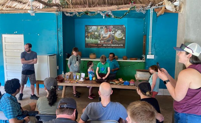 Belize maya Chocolate making